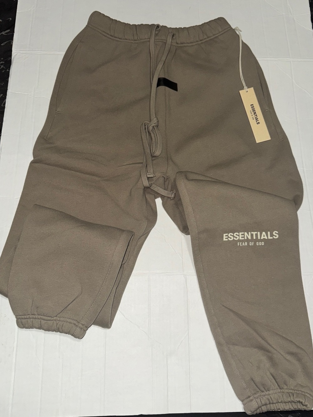 Essentials Men’s Jogger Sweatpants in Taupe